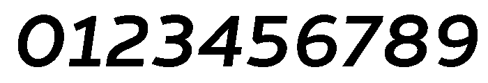 Adorn Slab Serif Medium Italic Font OTHER CHARS