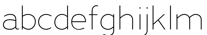 Adrianna Condensed Thin Font LOWERCASE