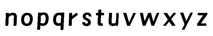 Ads Akari Regular Font LOWERCASE
