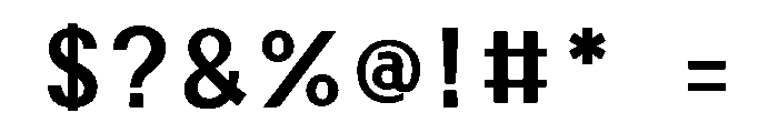 Ads Aozora Regular Font OTHER CHARS