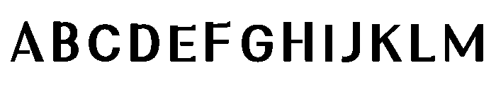 Ads Aozora Regular Font UPPERCASE