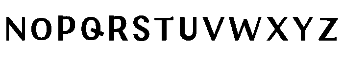 Ads Aozora Regular Font UPPERCASE