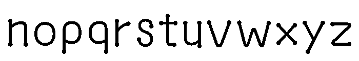 Ads Arinco Regular Font LOWERCASE
