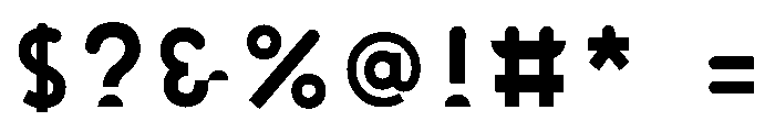 Ads Bancollar Regular Font OTHER CHARS