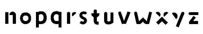Ads Bancollar Regular Font LOWERCASE