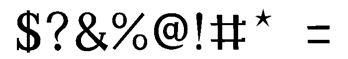 Ads Flaming Regular Font OTHER CHARS