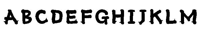 Ads Fude77 Regular Font UPPERCASE