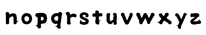 Ads Fude77 Regular Font LOWERCASE