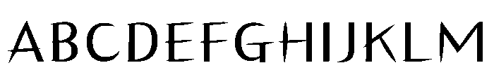 Ads Furyu Regular Font UPPERCASE