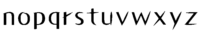 Ads Furyu Regular Font LOWERCASE