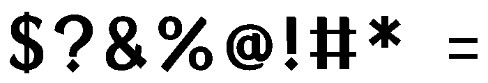 Ads Highcollar Regular Font OTHER CHARS