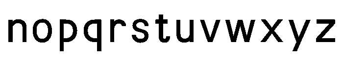 Ads Ikikoku Regular Font LOWERCASE