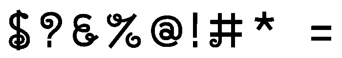 Ads Kazguruma Regular Font OTHER CHARS