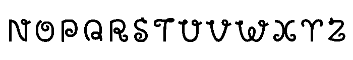 Ads Kazguruma Regular Font UPPERCASE