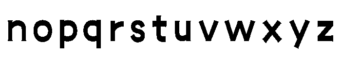 Ads Kinshichi Regular Font LOWERCASE