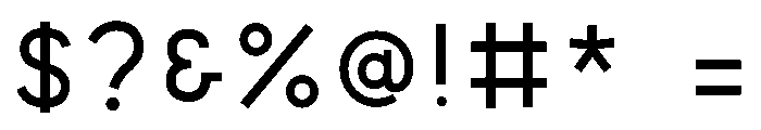 Ads Kodama Regular Font OTHER CHARS