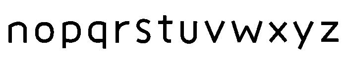 Ads Kodama Regular Font LOWERCASE