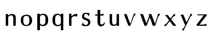 Ads Namikaze Regular Font LOWERCASE