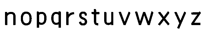 Ads Rakugaki Regular Font LOWERCASE