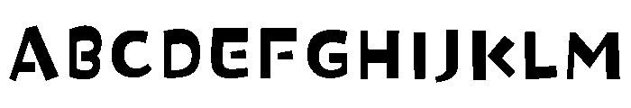 Ads Rakuraku Regular Font UPPERCASE