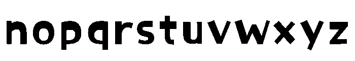 Ads Rakuraku Regular Font LOWERCASE