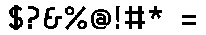 Ads Route7 Regular Font OTHER CHARS