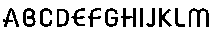 Ads Route7 Regular Font UPPERCASE