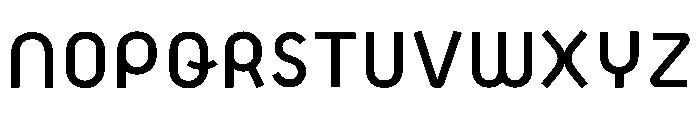 Ads Route7 Regular Font UPPERCASE
