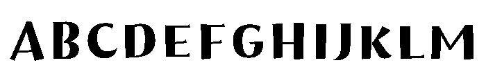 Ads Sanpopo Regular Font UPPERCASE