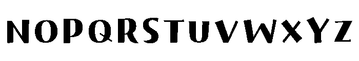 Ads Sanpopo Regular Font UPPERCASE