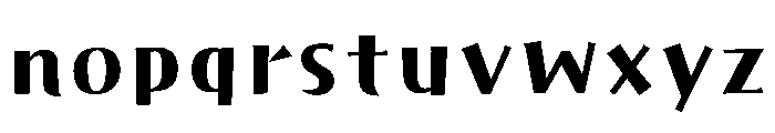 Ads Sanpopo Regular Font LOWERCASE