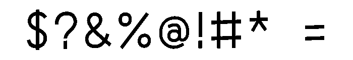 Ads Sara Regular Font OTHER CHARS