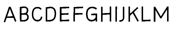Ads Sara Regular Font UPPERCASE