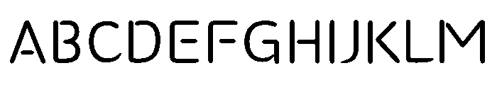 Ads Shingakuen Regular Font UPPERCASE
