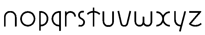 Ads Shinshowten Regular Font LOWERCASE