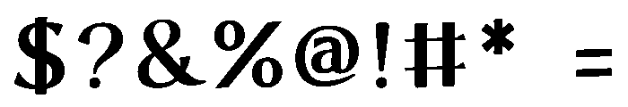 Ads Shiokaze Regular Font OTHER CHARS
