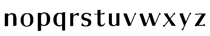 Ads Shiokaze Regular Font LOWERCASE
