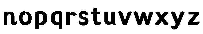Ads Showwa80 Regular Font LOWERCASE