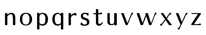 Ads Soyokaze Regular Font LOWERCASE