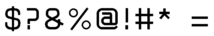 Ads Stage1 Regular Font OTHER CHARS