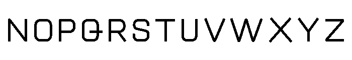 Ads Stage1 Regular Font UPPERCASE