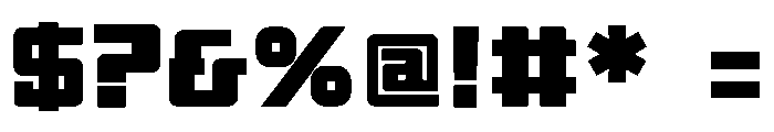 Ads Strong Regular Font OTHER CHARS