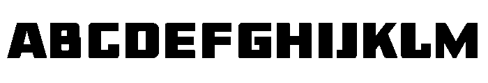 Ads Strong Regular Font UPPERCASE