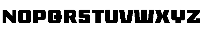 Ads Strong Regular Font UPPERCASE