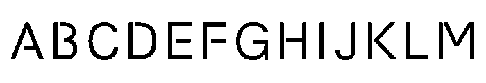 Ads Tomorrowwalk Regular Font UPPERCASE