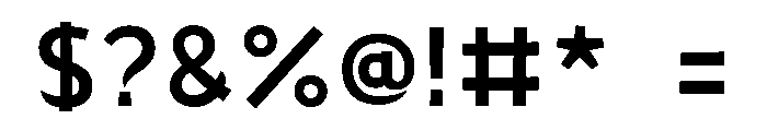 Ads Tree Regular Font OTHER CHARS