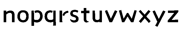 Ads Tree Regular Font LOWERCASE