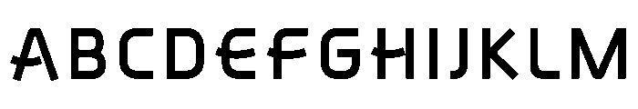 Ads Type7 Regular Font UPPERCASE
