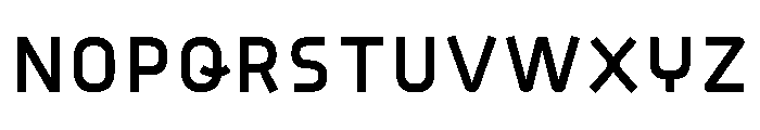 Ads Type7 Regular Font UPPERCASE