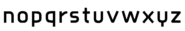 Ads Type7 Regular Font LOWERCASE